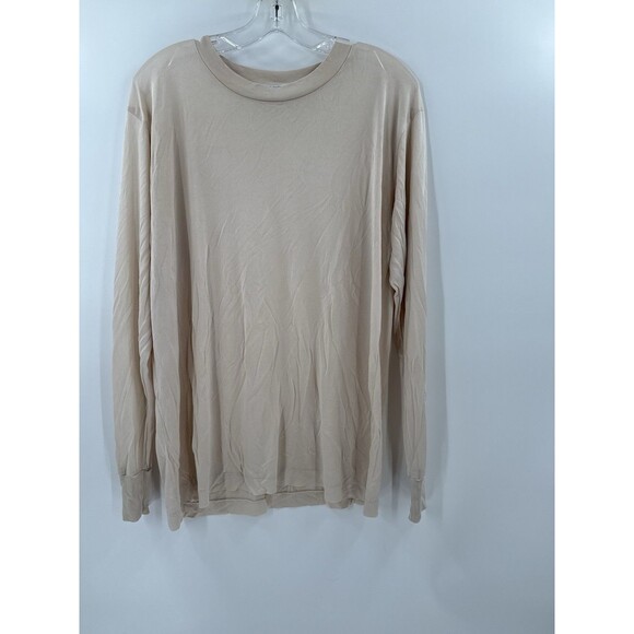 WinterSilks Beige Long Sleeve Blouse - Picture 5 of 10